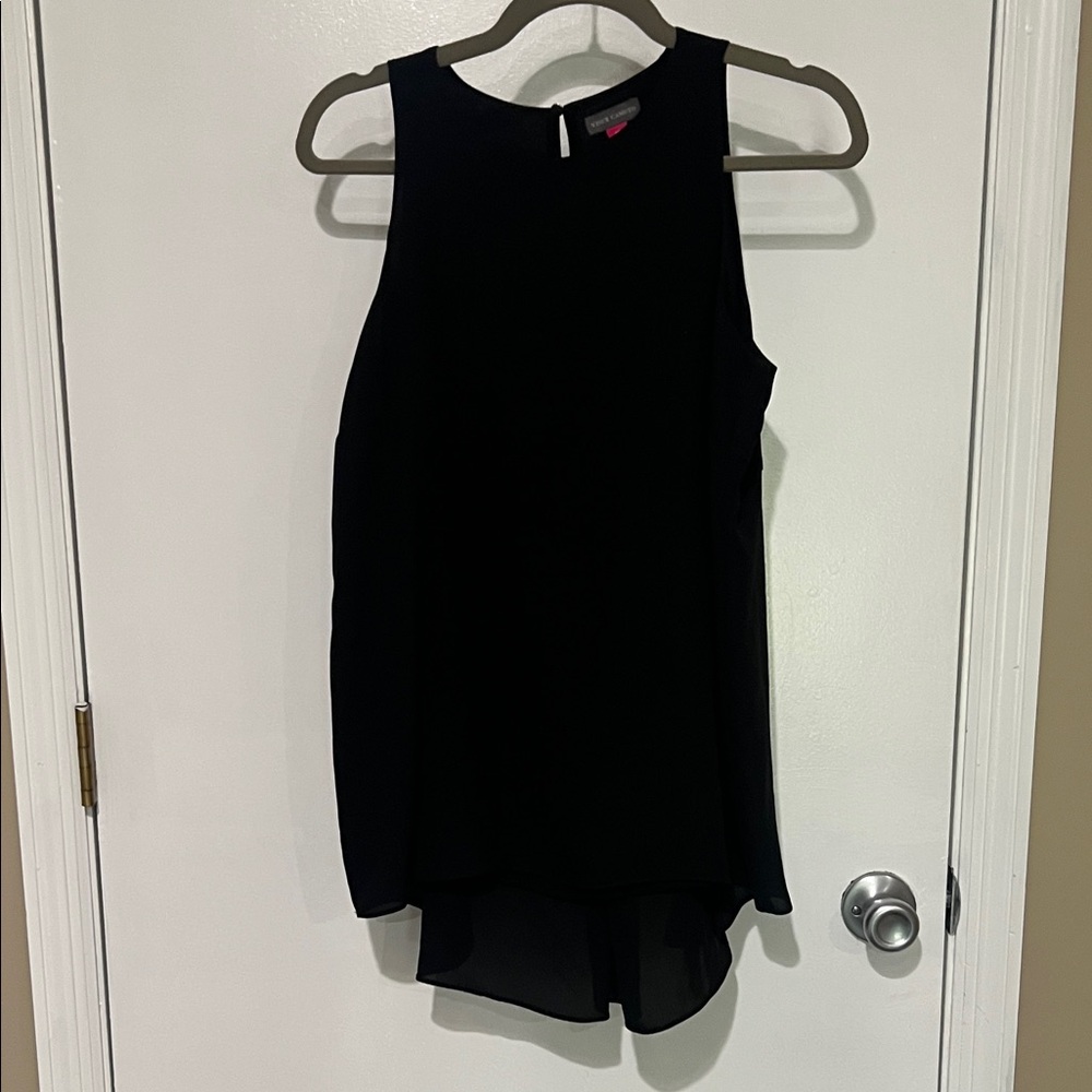 Vince Camuto Elegant Black Tank Top